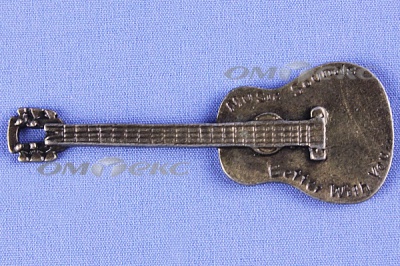 Декоративный элемент для творчества из металла "Гитара"  - купить в Орле. Цена: 19.99 руб.