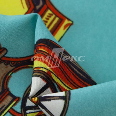Плательная ткань "Фламенко" 16.2, 80 гр/м2, шир.150 см, принт этнический - купить в Орле. Цена 241.49 руб.