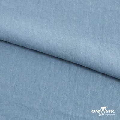 Ткань плательная Муар, 100% полиэстер,165 (+/-5) гр/м2, шир. 150 см, цв. Серо-голубой - купить в Орле. Цена 215.65 руб.