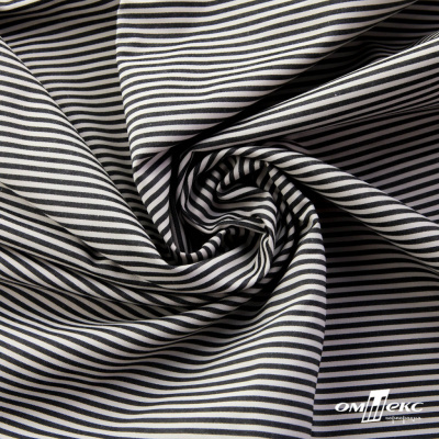 Ткань сорочечная Полоска Кенди, 115 г/м2, 58% пэ,42% хл, шир.150 см, цв.6-черный, (арт.110) - купить в Орле. Цена 306.69 руб.