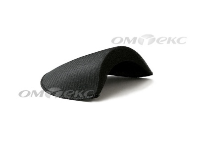 Плечевые накладки OВТ-10, обшитые, цвет чёрный - купить в Орле. Цена: 17.64 руб.
