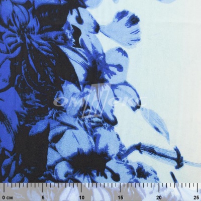Плательная ткань "Фламенко" 19.1, 80 гр/м2, шир.150 см, принт растительный - купить в Орле. Цена 241.49 руб.