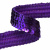 Тесьма с пайетками 12, шир. 20 мм/уп. 25+/-1 м, цвет фиолет - купить в Орле. Цена: 778.19 руб.