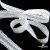 Резинка бельевая ажурная #6185, шир.16 мм, цв.белый - купить в Орле. Цена: 13.72 руб.