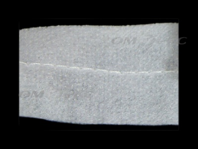 WS7225-прокладочная лента усиленная швом для подгиба 30мм-белая (50м) - купить в Орле. Цена: 16.71 руб.