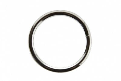 Кольцо металлическое d-32 мм, цв.-никель - купить в Орле. Цена: 3.54 руб.