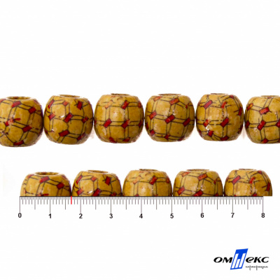 0189-Бусины деревянные "ОмТекс", 17 мм, упак.50+/-3шт - купить в Орле. Цена: 82.82 руб.