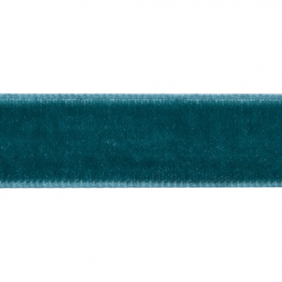 Лента бархатная нейлон, шир.12 мм, (упак. 45,7м), цв.65-изумруд - купить в Орле. Цена: 392 руб.