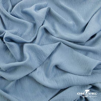 Ткань плательная Муар, 100% полиэстер,165 (+/-5) гр/м2, шир. 150 см, цв. Серо-голубой - купить в Орле. Цена 215.65 руб.
