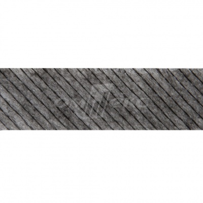 KQ217N -прок.лента нитепрошивная по косой 15мм графит 100м - купить в Орле. Цена: 2.24 руб.