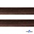 Кант атласный 074, шир. 12 мм (в упак. 65,8 м), цвет коричневый - купить в Орле. Цена: 237.16 руб.