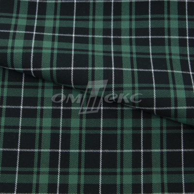 Ткань костюмная Клетка 25577, т.зеленый/зеленый./ч/бел, 230 г/м2, шир.150 см - купить в Орле. Цена 539.74 руб.