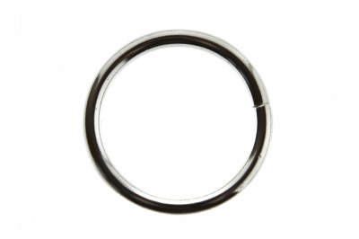 Кольцо металлическое d-3 х 32 мм, цв.-никель - купить в Орле. Цена: 3.92 руб.