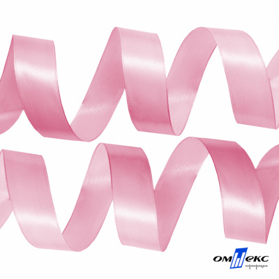 050-нежно-розовый Лента атласная упаковочная (В) 85+/-5гр/м2, шир.25 мм (1/2), 25+/-1 м - купить в Орле. Цена: 53.96 руб.