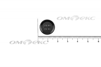 51400/15 мм (4 пр) черные пуговицы - купить в Орле. Цена: 0.67 руб.