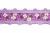 Тесьма декоративная 0385-6169, шир. 25 мм/уп. 22,8+/-1 м, цвет 01-фиолетовый - купить в Орле. Цена: 387.43 руб.