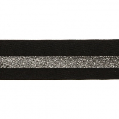 #2/6-Лента эластичная вязаная с рисунком шир.52 мм (45,7+/-0,5 м/бобина) - купить в Орле. Цена: 69.33 руб.
