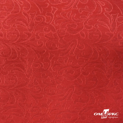 Ткань жаккард королевский, 100% полиэстр 180 г/м 2, шир.150 см, цв-красный - купить в Орле. Цена 293.39 руб.