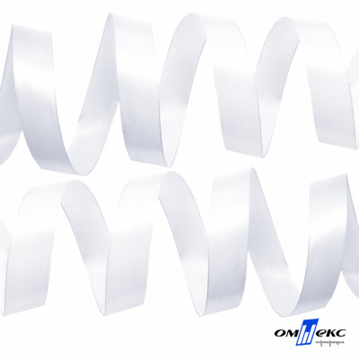 001-белый Лента атласная упаковочная (В) 85+/-5гр/м2, шир.12 мм (1/2), 25+/-1 м - купить в Орле. Цена: 28.86 руб.