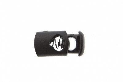 8021 Фиксатор пластиковый "Цилиндр", 20х10 мм, цвет чёрный - купить в Орле. Цена: 1.29 руб.