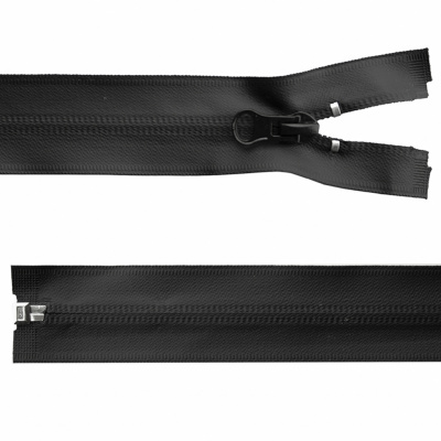 Молния водонепроницаемая PVC Т-7, 100 см, разъемная, цвет чёрный - купить в Орле. Цена: 61.89 руб.