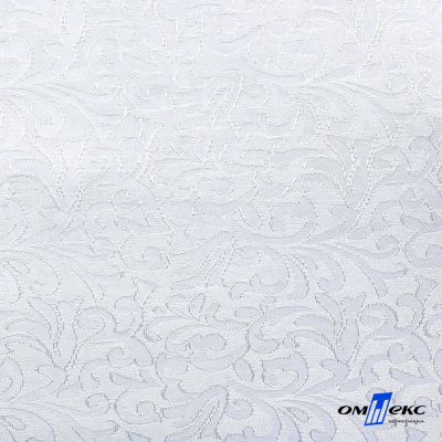 Ткань жаккард королевский, 100% полиэстр 180 г/м 2, шир.150 см, цв-белый - купить в Орле. Цена 296.39 руб.