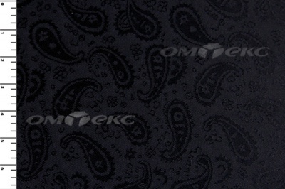 Ткань подкладочная жаккард Р14098, чёрный, 85 г/м2, шир. 150 см, 230T - купить в Орле. Цена 166.45 руб.