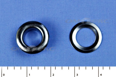 Люверсы металлические, блочка/кольцо, №5 (8 мм) упак.1000 шт- цв.никель - купить в Орле. Цена: 392 руб.