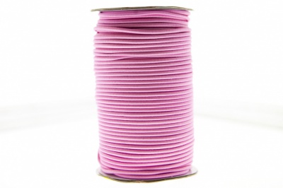 0370-1301-Шнур эластичный 3 мм, (уп.100+/-1м), цв.141- розовый - купить в Орле. Цена: 459.62 руб.