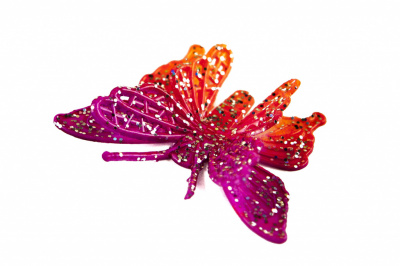 Бабочка декоративная пластиковая #10 - купить в Орле. Цена: 7.09 руб.