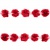 Тесьма плетеная "Рюш", упак. 9,14 м, цвет красный - купить в Орле. Цена: 46.82 руб.
