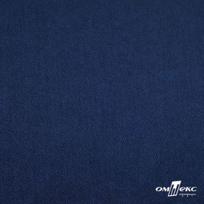 Поли креп-сатин 19-3921, 125 (+/-5) гр/м2, шир.150см, цвет т.синий - купить в Орле. Цена 155.57 руб.
