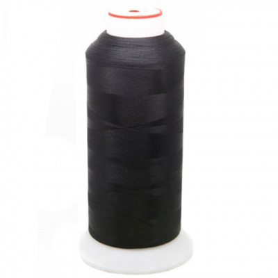 Нитки текстурированные некручёные, намот. 5 000 м, цвет чёрный - купить в Орле. Цена: 70.43 руб.