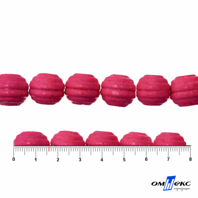0309-Бусины деревянные "ОмТекс", 16 мм, упак.50+/-3шт, цв.023-розовый - купить в Орле. Цена: 62.22 руб.