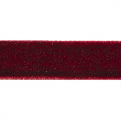 Лента бархатная нейлон, шир.12 мм, (упак. 45,7м), цв.240-бордо - купить в Орле. Цена: 396 руб.