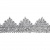 Тесьма металлизированная 0384-0240, шир. 40 мм/уп. 25+/-1 м, цвет серебро - купить в Орле. Цена: 490.74 руб.