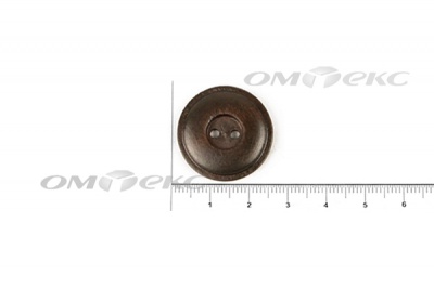 Пуговица деревянная круглая №54 (25мм) - купить в Орле. Цена: 4.12 руб.