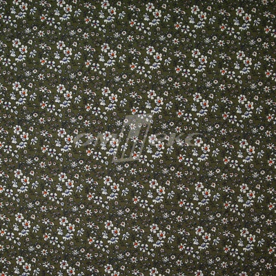 Плательная ткань "Фламенко" 11.2, 80 гр/м2, шир.150 см, принт растительный - купить в Орле. Цена 259.21 руб.