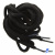 Шнурки #106-09, круглые 130 см, цв.чёрный - купить в Орле. Цена: 21.92 руб.