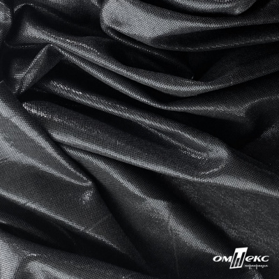 Трикотажное полотно голограмма, шир.140 см, #602 -чёрный/чёрный - купить в Орле. Цена 385.88 руб.