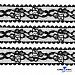 Кружево капроновое KD-W-41, шир. 21 мм/уп.50 м, цвет чёрный