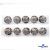 119-02 Кнопки пришивные декоративные металл 25 мм, цв.-никель - купить в Орле. Цена: 30.23 руб.