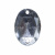 Стразы пришивные акриловые арт.#39/10 - "Кристал", 10х14 мм - купить в Орле. Цена: 0.69 руб.