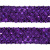 Тесьма с пайетками 12, шир. 35 мм/уп. 25+/-1 м, цвет фиолет - купить в Орле. Цена: 1 308.30 руб.