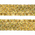 Тесьма с пайетками D16, шир. 35 мм/уп. 25+/-1 м, цвет золото - купить в Орле. Цена: 1 281.60 руб.