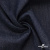 Ткань костюмная "Джинс" с начесом, 320 г/м2, 80% хлопок 20%полиэстер, шир. 160 см, т.синий - купить в Орле. Цена 492.24 руб.