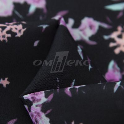 Плательная ткань "Фламенко" 20.1, 80 гр/м2, шир.150 см, принт растительный - купить в Орле. Цена 243.96 руб.
