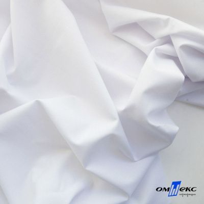 Ткань сорочечная Илер 100%полиэстр, 120 г/м2 ш.150 см, цв.белый - купить в Орле. Цена 290.24 руб.
