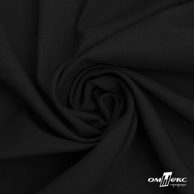 Ткань костюмная "Матте" 80% P, 16% R, 4% S, 170 г/м2, шир.150 см, цв-черный #1 - купить в Орле. Цена 372.90 руб.