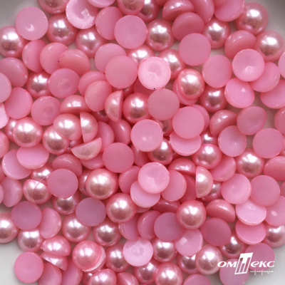 0404-5146В-Полубусины пластиковые круглые "ОмТекс", 10 мм, (уп.50гр=175+/-3шт), цв.101-св.розовый - купить в Орле. Цена: 64.11 руб.